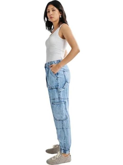 JEANS CARGO CINTURA ALTA GRIS ATMOSPHERE DNM - Imagen 2