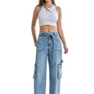 JEANS CARGO GRIS SANTA LOLA