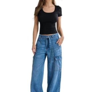 JEANS CARGO GRIS SANTA LOLA