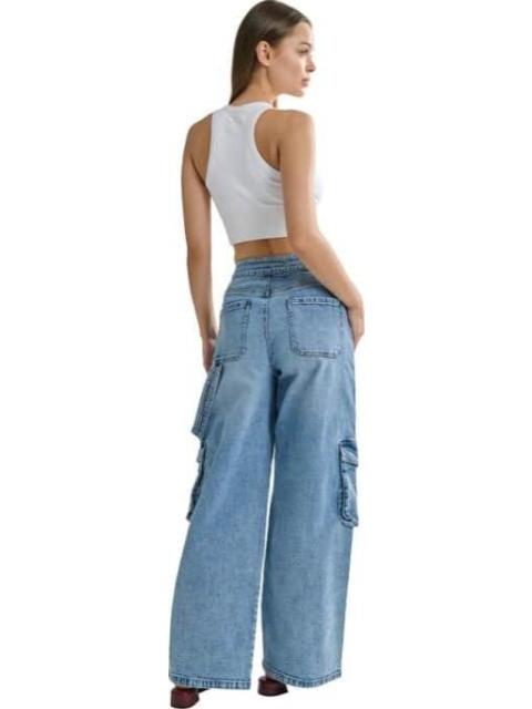JEANS CARGO GRIS SANTA LOLA - Imagen 2