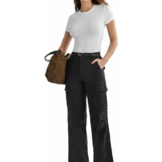 JEANS CARGO NEGRO SANTA LOLA
