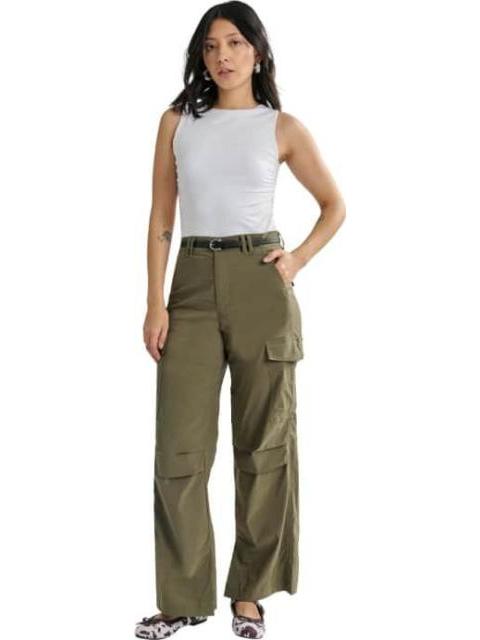 JEANS CARGO VERDE OLIVO SANTA LOLA - Imagen 4