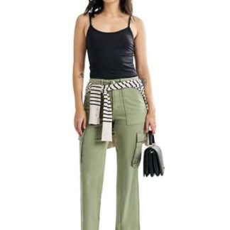 JEANS CARGO VERDE SANTA LOLA