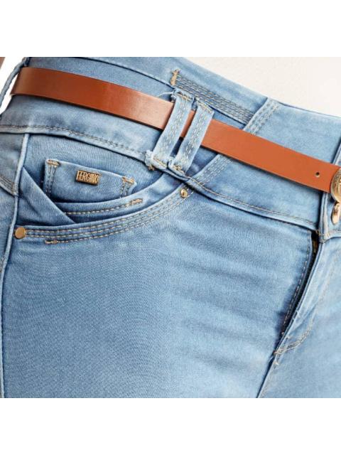 JEANS CINTURA ALTA BLEACH FERGINO - Imagen 6