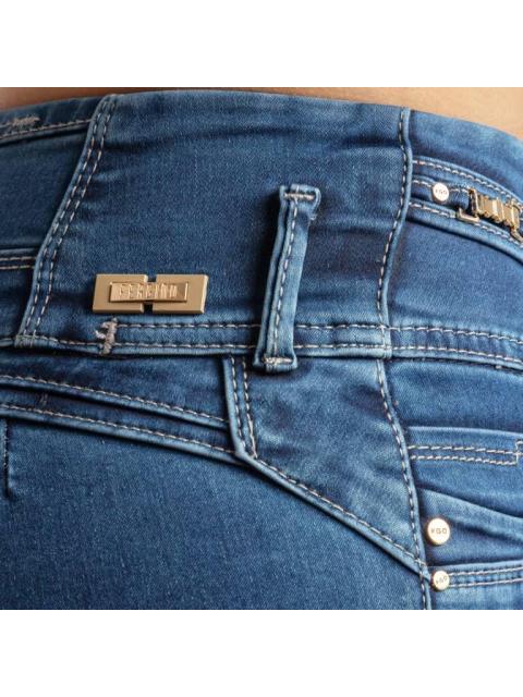 JEANS CINTURA ALTA GRIS FERGINO - Imagen 6