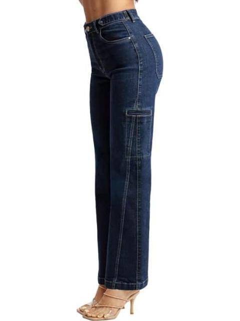 JEANS CINTURA REGULAR AZUL INDIGO FERGINO - Imagen 4