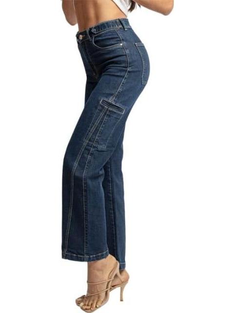 JEANS CINTURA REGULAR AZUL INDIGO FERGINO - Imagen 5