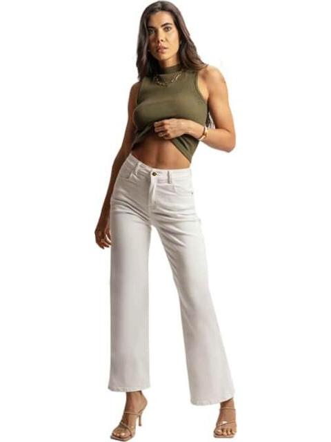 JEANS CINTURA REGULAR BLANCO FERGINO