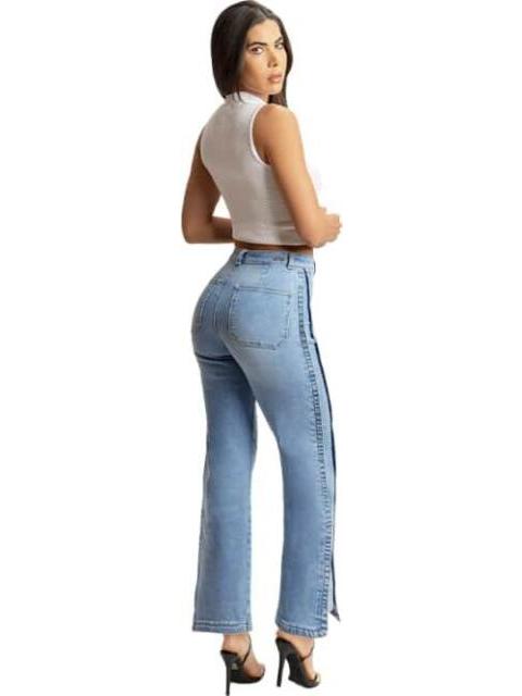 JEANS CINTURA REGULAR BLEACH FERGINO - Imagen 2