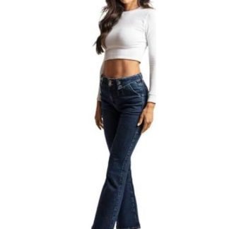 JEANS CINTURA REGULAR GRIS FERGINO