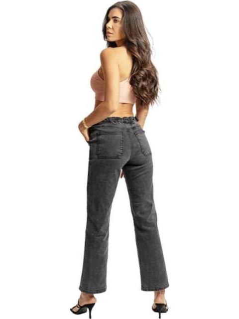 JEANS CINTURA REGULAR NEGRO FERGINO - Imagen 4
