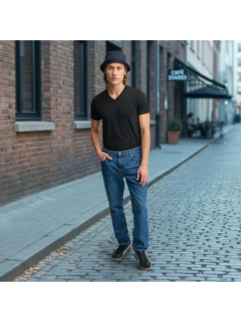 JEANS CORTE RECTO GRIS HPC POLO