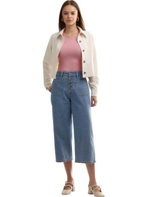 JEANS CULOTTE GRIS ATMOSPHERE DNM