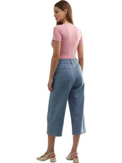 JEANS CULOTTE GRIS ATMOSPHERE DNM - Imagen 3