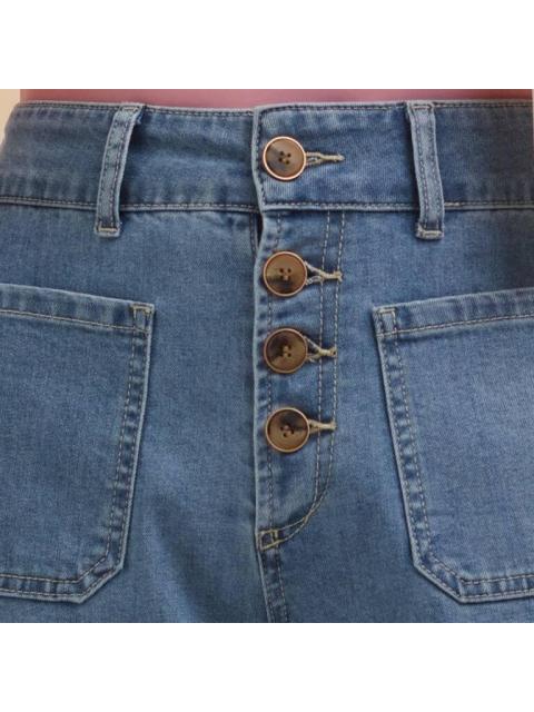 JEANS CULOTTE GRIS ATMOSPHERE DNM - Imagen 6