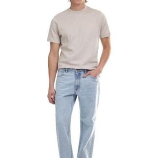 JEANS LOOSE BLEACH HARD SODA