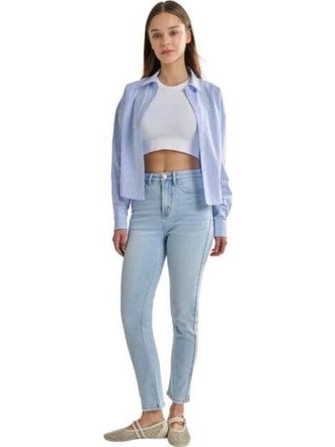 JEANS MOM BLEACH ATMOSPHERE DNM