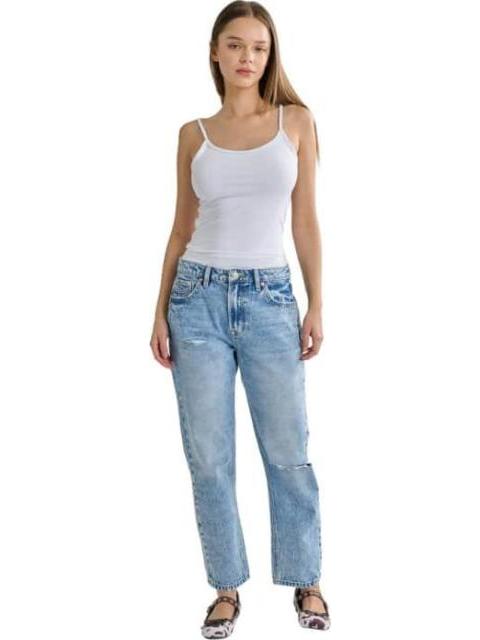 JEANS MOM GRIS ATMOSPHERE DNM