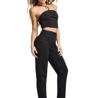 JEANS MOM SLIM NEGRO SEVEN JEANS