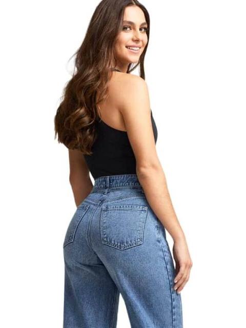JEANS PIERNA ANCHA GRIS SEVEN JEANS - Imagen 3