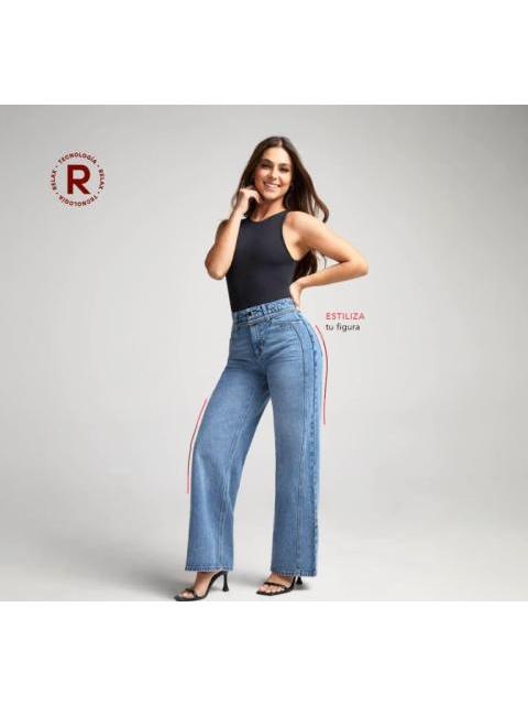 JEANS PIERNA ANCHA GRIS SEVEN JEANS - Imagen 6