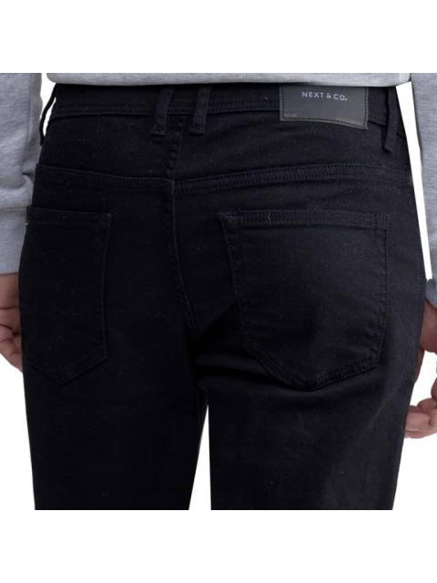 JEANS REGULAR SLIM NEGRO NEXT CO - Imagen 5
