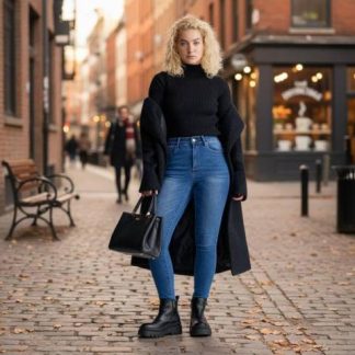 JEANS SKINNY GRIS ATMOSPHERE DNM