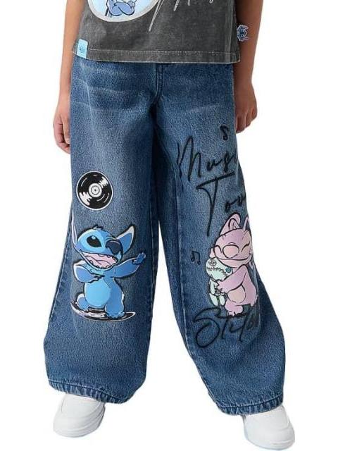 JEANS STITCH ANGEL GRIS DISNEY - Imagen 3