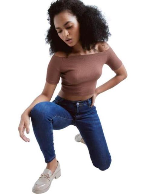 JEANS SUPERSKINNY CINTURA ALTA AZUL INDIGO ATMOSPHERE DNM - Imagen 5