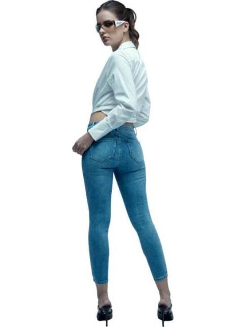 JEANS SUPERSKINNY GRIS ATMOSPHERE DNM - Imagen 4