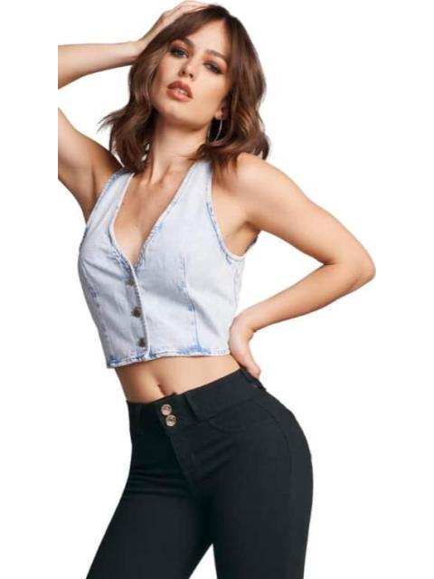 JEANS SUPERSKINNY NEGRO SJ BY SEVEN JEANS - Imagen 2