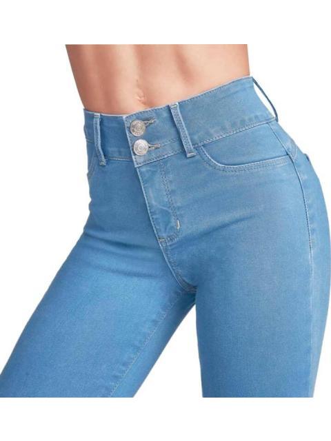 JEANS PUSH UP CINTURA REGULAR GRIS SJ BY SEVEN JEANS - Imagen 3