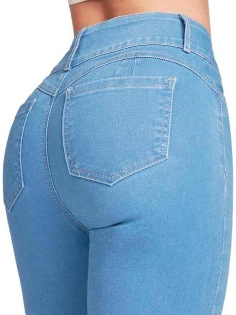 JEANS PUSH UP CINTURA REGULAR GRIS SJ BY SEVEN JEANS - Imagen 4