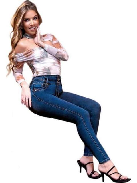 JEANS SUPERSKINNY GRIS FERGINO