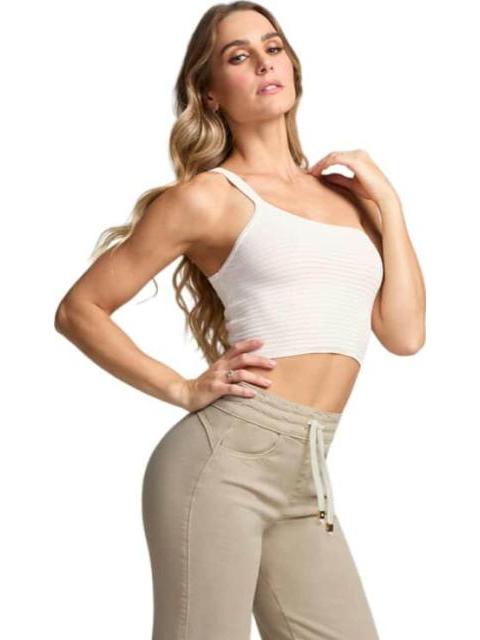 JEANS WIDE LEG CAMEL SEVEN JEANS