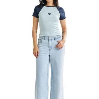 JEANS WIDELEG BLEACH ATMOSPHERE DNM