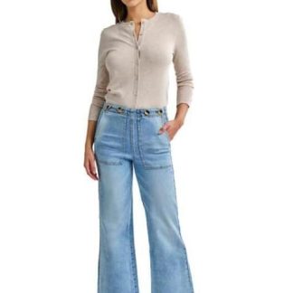 JEANS WIDELEG BLEACH ATMOSPHERE DNM