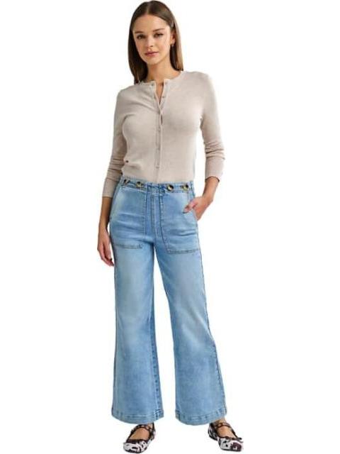 JEANS WIDELEG BLEACH ATMOSPHERE DNM