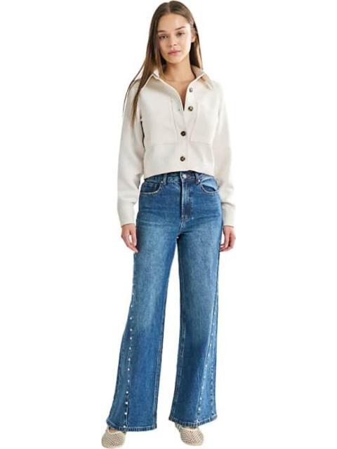 JEANS WIDELEG GRIS ATMOSPHERE DNM