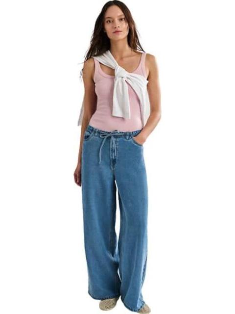 JEANS WIDELEG GRIS ATMOSPHERE DNM - Imagen 2