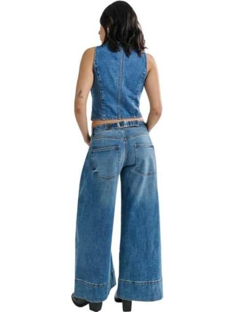 JEANS WIDELEG GRIS ATMOSPHERE DNM - Imagen 3