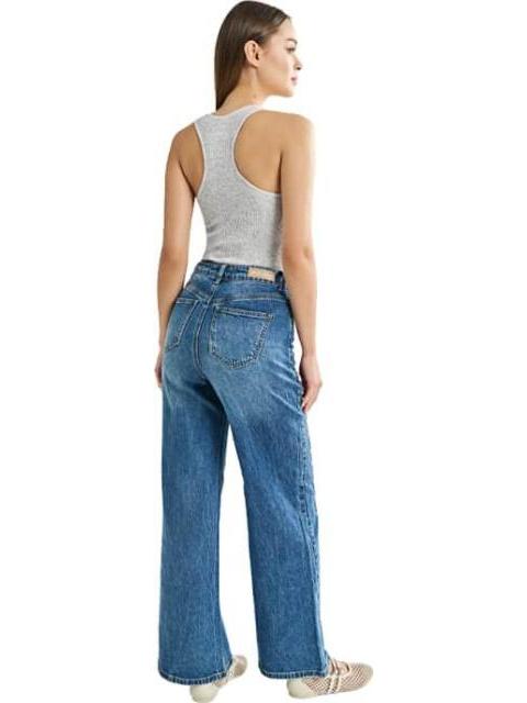 JEANS WIDELEG GRIS ATMOSPHERE DNM - Imagen 3