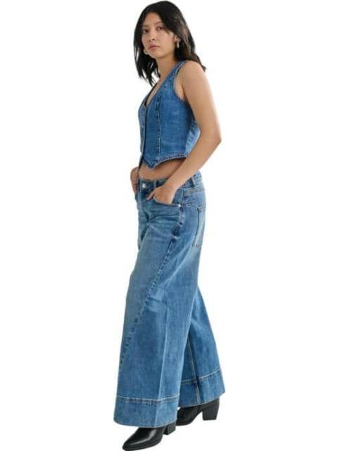JEANS WIDELEG GRIS ATMOSPHERE DNM - Imagen 4