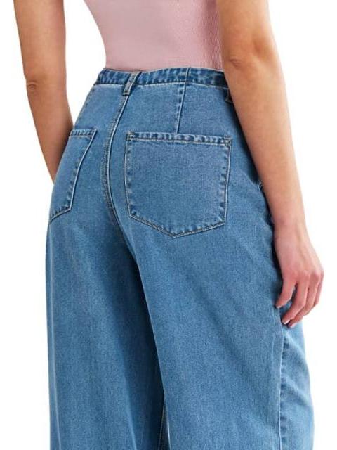 JEANS WIDELEG GRIS ATMOSPHERE DNM - Imagen 4