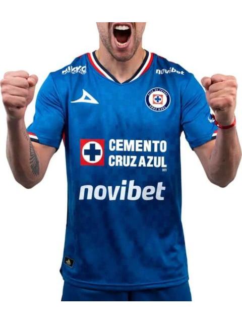 JERSEY JERSEY OFICIAL CRUZ AZUL LOCAL CABALLERO 2025-2026 AZUL REY PIRMA