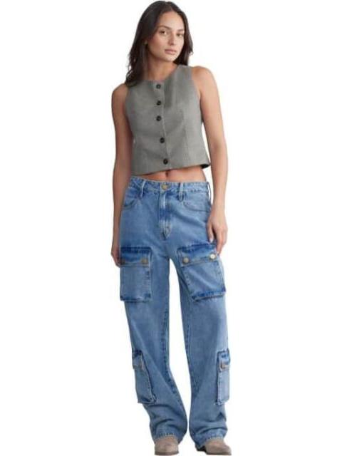 JOGGER CINTURA ALTA GRIS ATMOSPHERE DNM