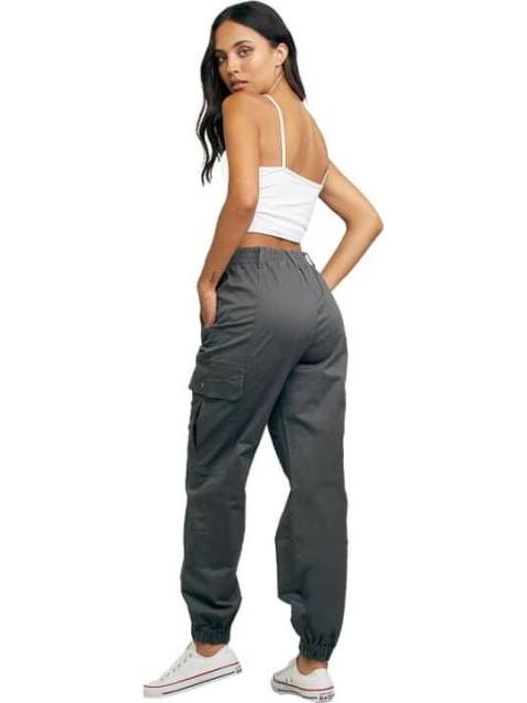 JOGGER CINTURA ALTA GRIS HOLLY LAND - Imagen 3