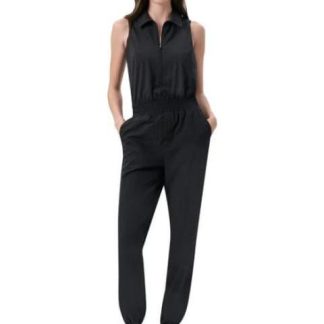 JUMPSUIT CUELLO REDONDO NEGRO HOLLY LAND