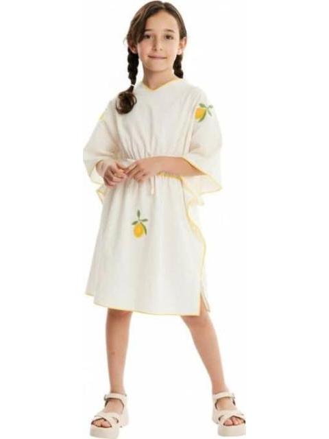KAFTAN BORDADO MARFIL HOLLY LAND - Imagen 2