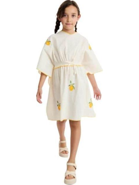 KAFTAN BORDADO MARFIL HOLLY LAND - Imagen 4